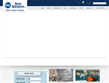 Tablet Screenshot of hotelempirepalace.com